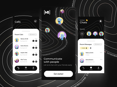Chatting app UI kit app application chat chatting chatting app design figma messanger mobile mobile design ui ux