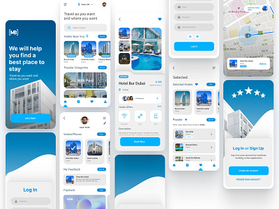 Hotel Booking App UI Kit