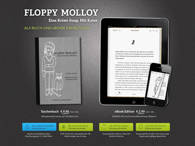»Floppy Molloy« eBook und -webseite book buch ebook epub kindle mobi publishing