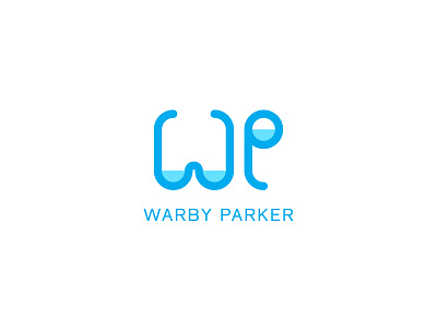 Warby Parker Logo Concept branding glasses logo