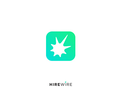 Hirewire Concept 2 app branding logo