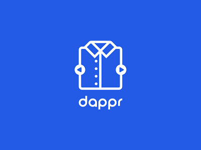 Dappr Logo app clothing logo vector