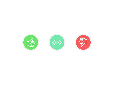 Hirewire Action Icons hands icons thumbs