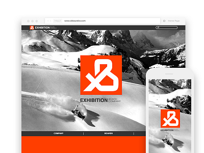 Xhibition Board Co. Website snowboard web