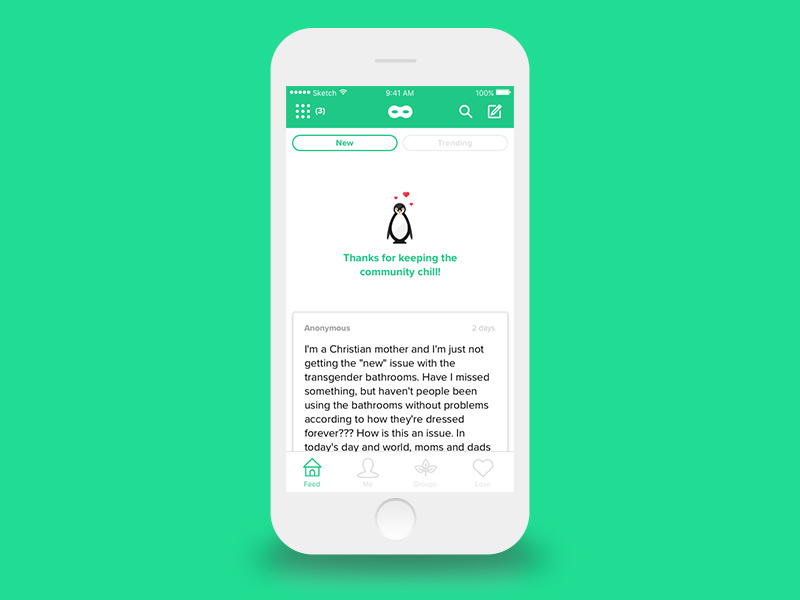 Privet Rebrand 2 troll social app mobile