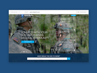 RallyPoint Home Page