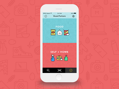 Remmy Screen - Vector app food icons mobile vector