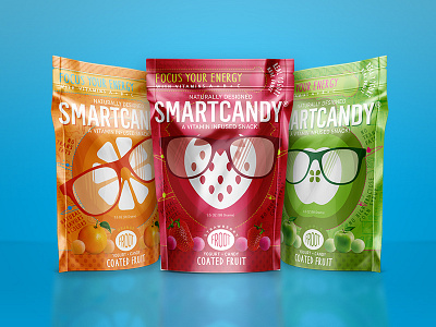 Smartcandy 3.5oz Packs candy fruit icon packaging smart