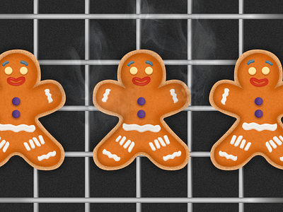 Gingerbread Man | Illustration android bread christmas cookie ginger gingerbread illustration ios new xmas year