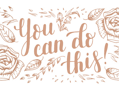 You can do this!