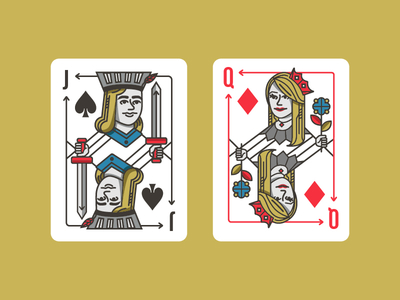 Jack & Queen cards church deck game jack newspring queen