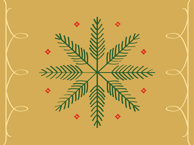 Sprig Snowflake