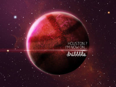 Dribbbled World dribbble joe vains photoshop planet space space art thanks