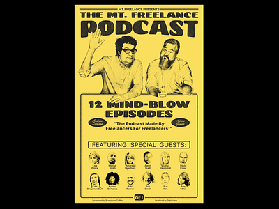 The Mt. Freelance Podcast adweek career design freelance podcast posters