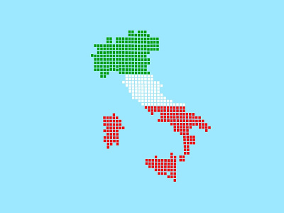 Map of Italy dots europe european flag illustration italia italian italian food italian restaurant italians italy map map icon maps state