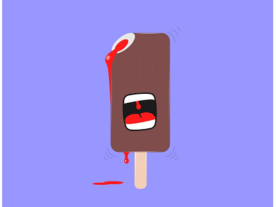 I scream 2d cream ice cream illustration meme memes mouth movie quotes stick summer tongue