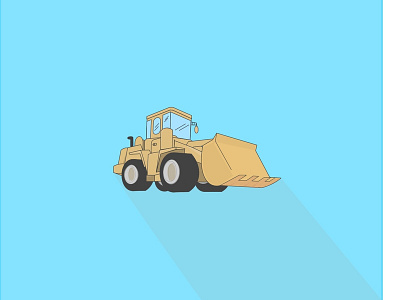 Digger 2d digger digging ditcher grubber hewer icon illustration industrial industry pitman progress sinker works