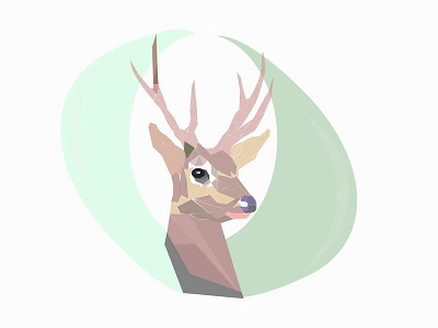 Deer 2d animal animal art deer deer logo hornets horns illustration mascote wild animal wild animals wood