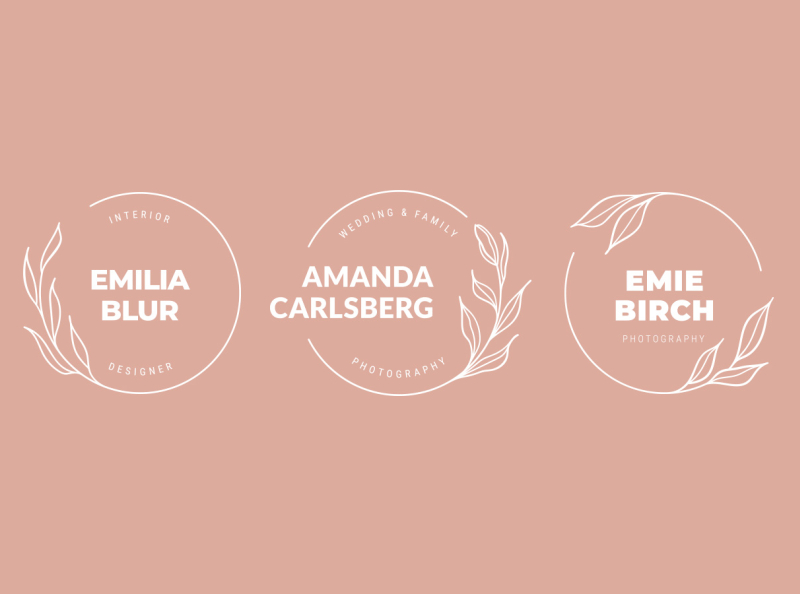 Floral Logos by Jugina Demianenko on Dribbble