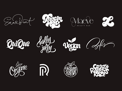 Lettering Logos