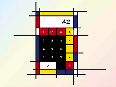 Daily UI Challenge 004 - Calculator design graphic design ui