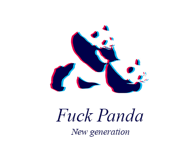 Fuck panda 3d animal design graphics illustration illustrator panda