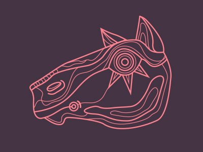 Horse animal design graphic logo poster