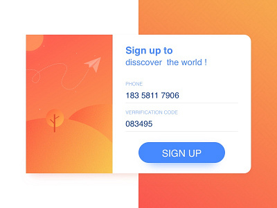 Sign Up sign ui100day up