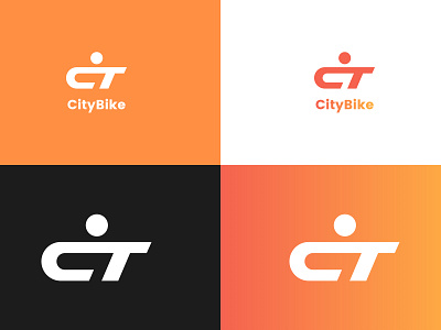 City Bike Logo Concept bike ride concept design icon idenity illustration logo mobile app design ui ux