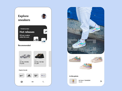 Sneakers App UI