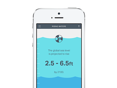 Rising Waters - Revised animated app climate climate change gif iphone mobile motion ocean sea water