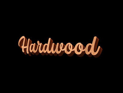 3D Wooden Text Effect 3d effect hardwood text typography wood wooden