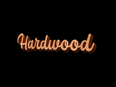 3D Wooden Text Effect