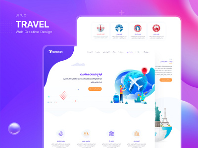 Travel Service Website UI/UX Design