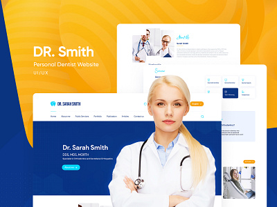 Personal Dentist UI/UX Website Design