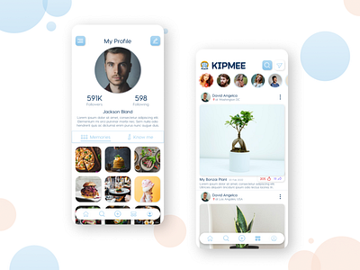 Modern Social App app branding company creative design glassmorphic graphic design illustration loading it solutions logo memories minimal modern app nuemorphic social app social media social media app super new ui ux