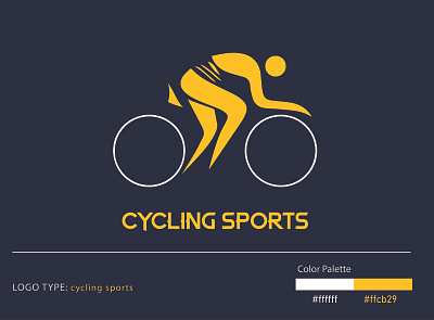 CYCLING SPORTS LOGO DESIGN CONCEPT branding cycling cycling company cycling products logo cycling products logo design elgant logo illustrator logo logo design logo maker logotype minimal sports stylish logo vector