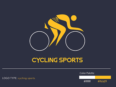 CYCLING SPORTS LOGO DESIGN CONCEPT