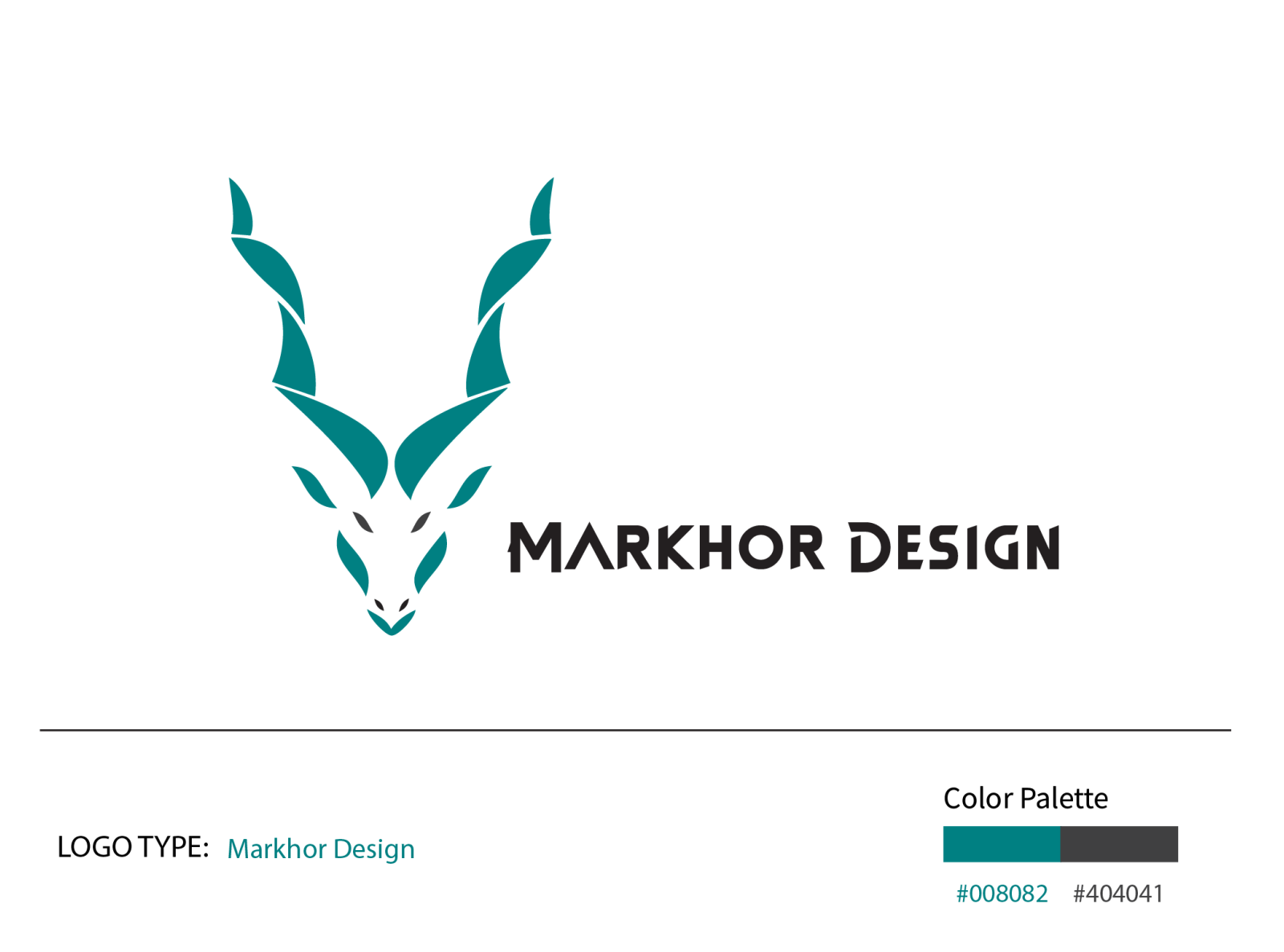 Markhor Logo Design Concept By Muhammad Ahsan Khan On Dribbble