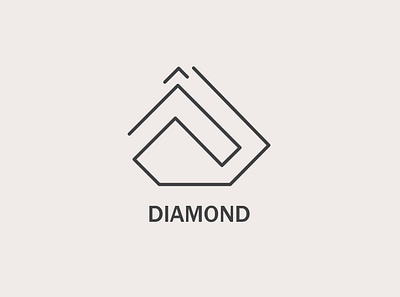 DIAMOND COMPANY LOGO DESIGN CONCEPT business logo design diamond company logo diamond logo illustrator logo logo design logo maker logotype minimal text logo typography vector