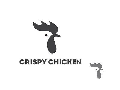 Minimal Crispy Chicken Logo Design by Muhammad Ahsan Khan on Dribbble