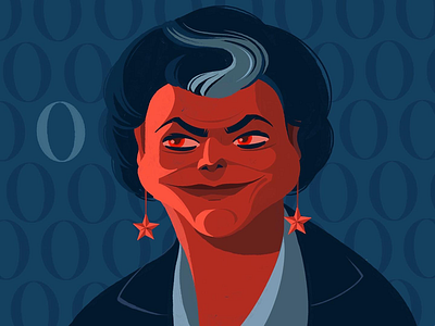 Valentina Tereshkova character illustration politics procreate