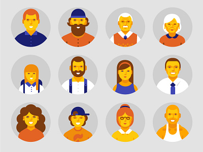 Character design character flat design flat icons flat people infographicsmag