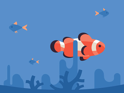 Fish 2d fish illustration infographicsmag sea