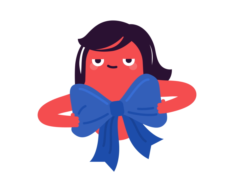 Wrapped Gift by Veronika Vieyra on Dribbble