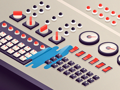 Danger design graphic illustration isometric keyboard tumbler