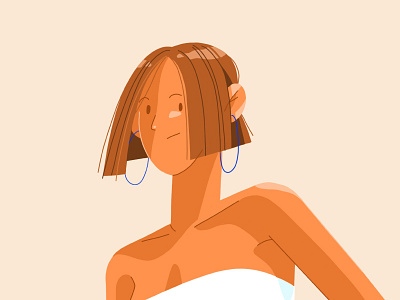 girl with earrings