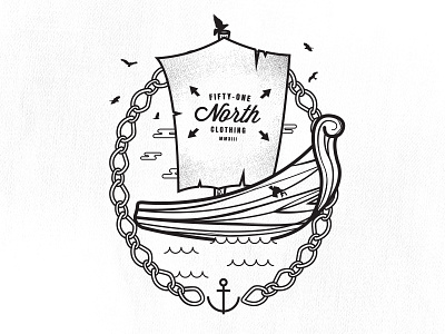 Ahoi anchor bird boat grunge illustration illustrator vector
