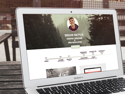 Portfolio Update code css green html jquery live mobile one pager parallax responsive timeline website