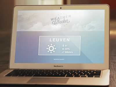 Upcoming Weather Website color gradient script typography ui ux weather website